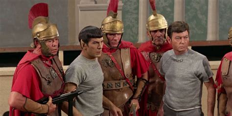 according to da the romans are similar to star trek's